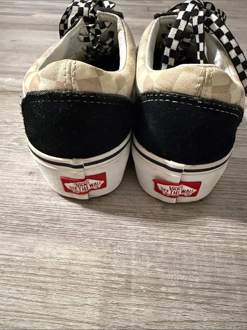 Unisex Checkered Vans shoes